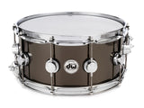 Caisse claire DW 14" x 6,5" Collector's Series en nickel noir sur laiton