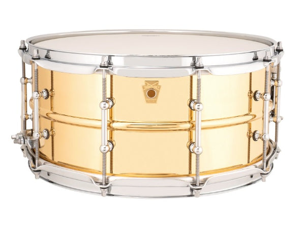 Caisse claire phonétique en bronze Ludwig 6,5" x 14" avec cosses tubulaires