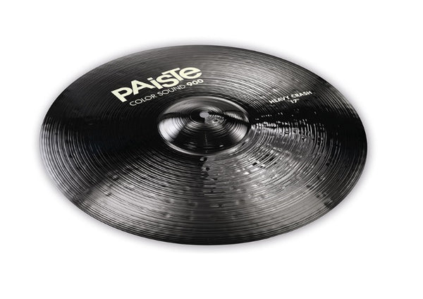 Cymbale crash lourde Paiste Color Sound 900 noire 17"