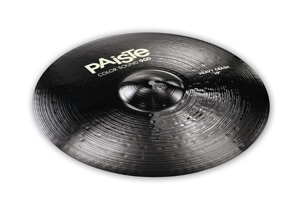 Cymbale crash lourde Paiste Color Sound 900 noire 19"