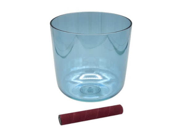 Bol chantant en cristal Infinity de Sela Percussion de 5,5 po en A4 440 Hz Bleu