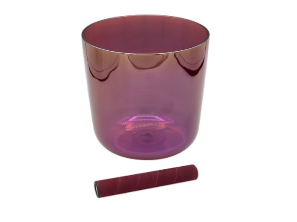 Bol chantant en cristal Infinity de Sela Percussion de 5,25 po en B4 432 Hz Violet