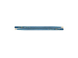 Baguettes Vater Color Wrap 5A avec embout en bois Bleu scintillant