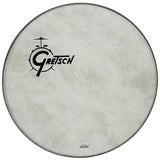 Gretsch 18" Resonant Bass Drum Head Fiberskyn w/ Off Set Logo GRDHFS18O