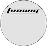 Ludwig 26" Powerstroke 3 Clear Bass Drum Head Block Logo