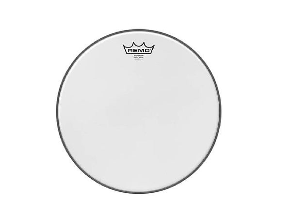 Peau de batterie en daim blanc Emperor Remo 18"