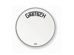 Peau de grosse caisse résonante Gretsch 20" avec logo Broadkaster