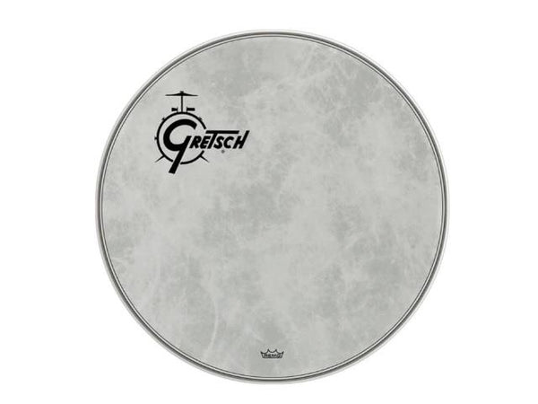 Gretsch 18" Resonant Bass Drum Head Fiberskyn w/ Off Set Logo GRDHFS18O