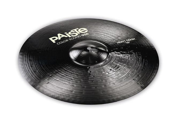 Cymbale crash lourde Paiste Color Sound 900 noire 16"