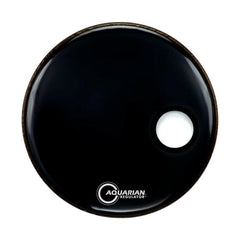 Aquarian 18" Regulator Resonant Black Bass Drum Head RSM18BK