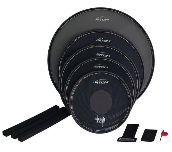 Jeu de têtes de tom en maille à clipser Black Hole V2