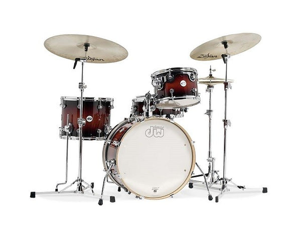 DW Design Series Frequent Flyer 4 Piece Shell Pack Tobacco Burst