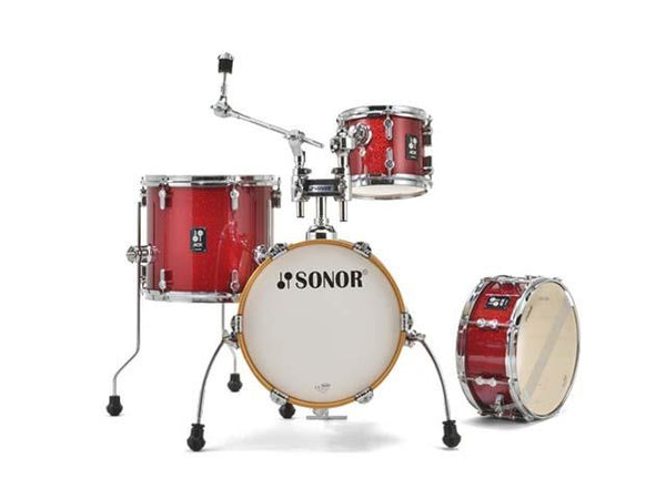 Pack de 4 coques Sonor AQX Micro Red Moon Sparkle