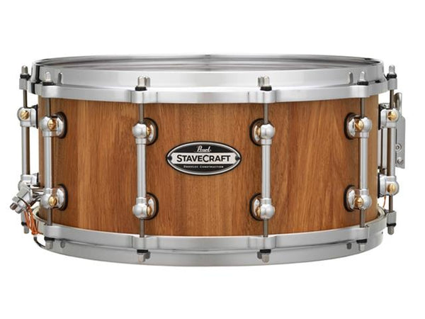 Pearl 14x6.5 StaveCraft Makha avec caisse claire DadoLoc en chêne thaïlandais
