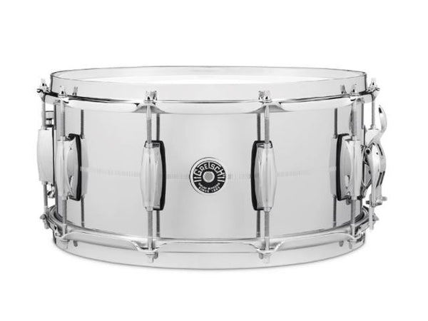 Caisse claire Brooklyn en laiton chromé Gretsch 6,5 x 14