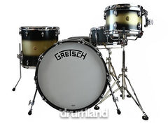 Gretsch Broadkaster 3PC 12T 16F 22B Noir Satin Or Duco