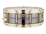 Caisse claire Ludwig 5x14 Black Beauty avec cosses en tube de laiton