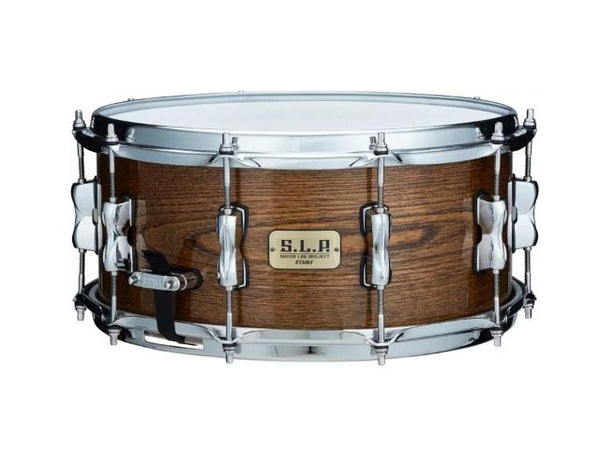 Caisse claire Tama 6,5" x 14" édition limitée SLP G-Hickory en orme naturel brillant