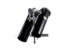 Pearl Rocket Toms Noir avec support 6X18 et 6X21