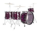 Pack de 5 coques Vistalite Zep violettes en édition limitée Ludwig 14 16 18 14SN 26BD
