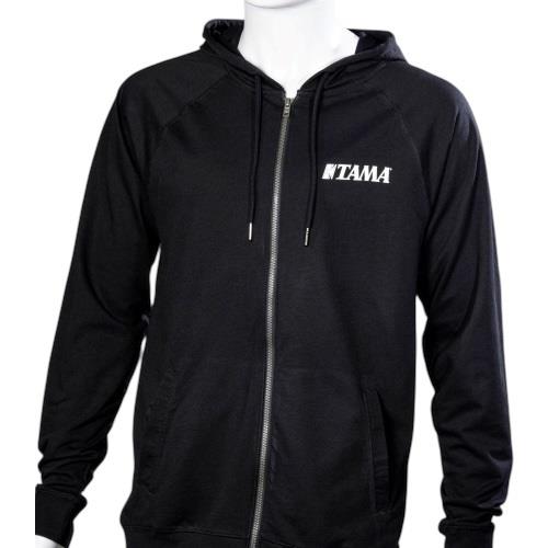 Tama Hoodie Black w/ White Logo Large