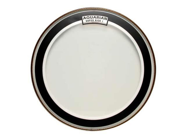 Peau de grosse caisse Aquarian 22" Super Kick I Clear