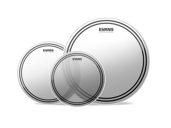 Pack de toms standard avec revêtement Evans EC2 12 13 16