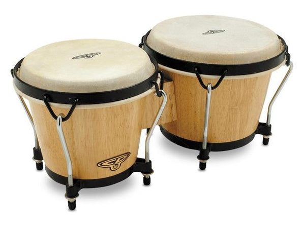 LP CP Traditional Bongos Natural Wood