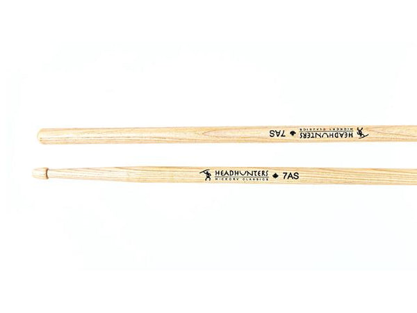 Baguettes de batterie HeadHunters Hickory Classic 7AS