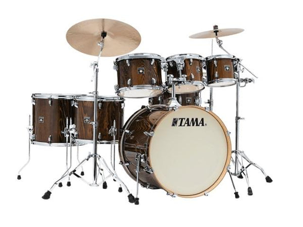 Tama Superstar Classic Maple Exotic Lot de 7 coques en pin à écorce de dentelle de Java brillant