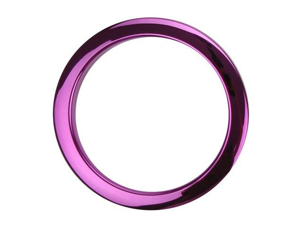 Port de grosse caisse chromé violet de 4 pouces de O's