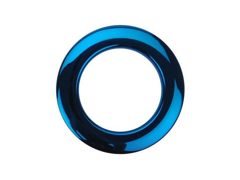 Port de grosse caisse chromé bleu de 2 pouces de O's pour grosse caisse