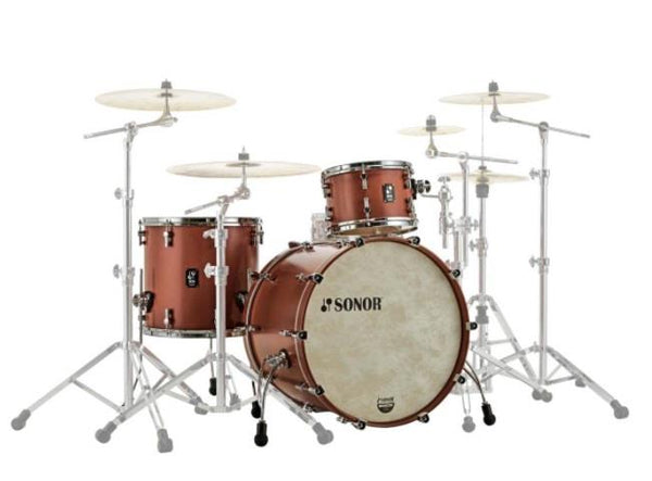 Pack de 3 coques Sonor SQ1 320 marron cuivré satiné