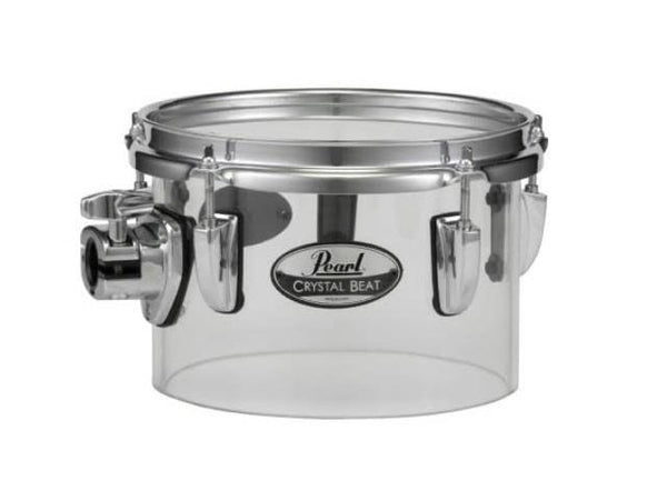 Pearl Crystal Beat Single Head Tom Ultra Clear 10x6.5