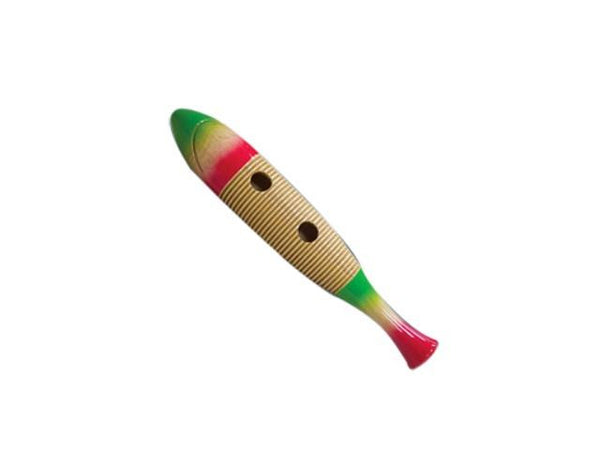 Guiro au gros poisson à la main